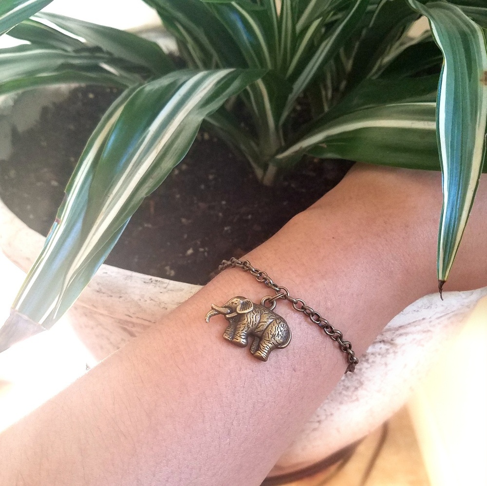 Elephant Charm Bracelet
